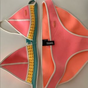 triangl bikini set